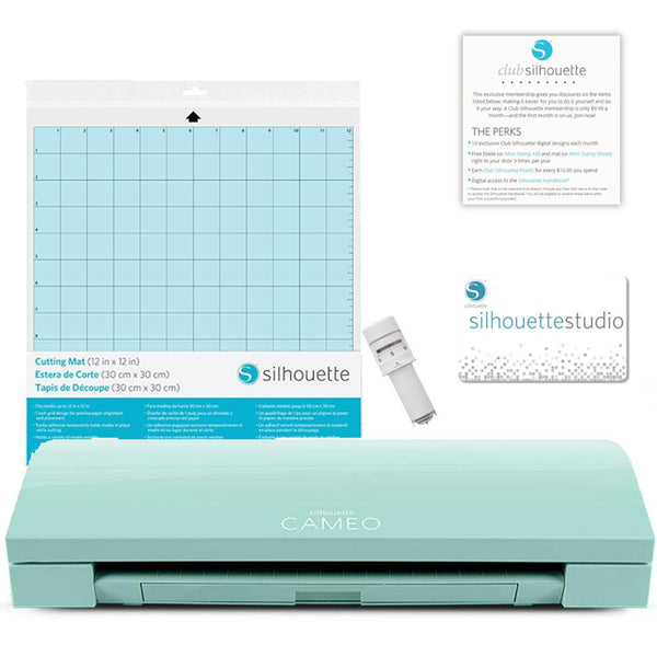 Silhouette Cameo 3 Wireless Cutting Machine SILH-CAMEO-3-LGRN-4T- Light  Green Limited Edition Color