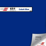 Oracal Vinyls 12 inch Sheet / Cobalt Blue 065 Oracal 651 Intermediate Vinyl 12 inch  x 12 inch Sheet