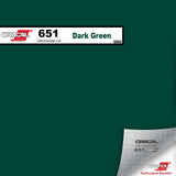 Oracal Vinyls 12 inch Sheet / Dark Green 060 Oracal 651 Intermediate Vinyl 12 inch  x 12 inch Sheet